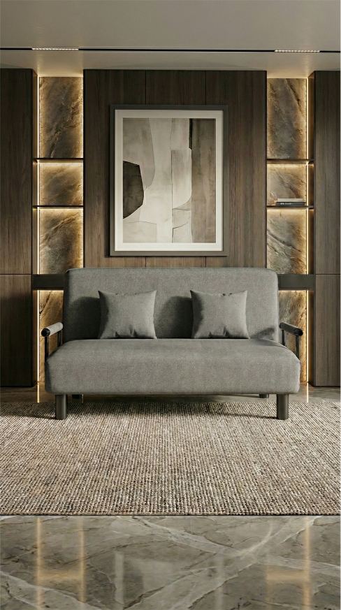 Sofa Gấp Gọn Đa Năng CASARO - Màu Xám
